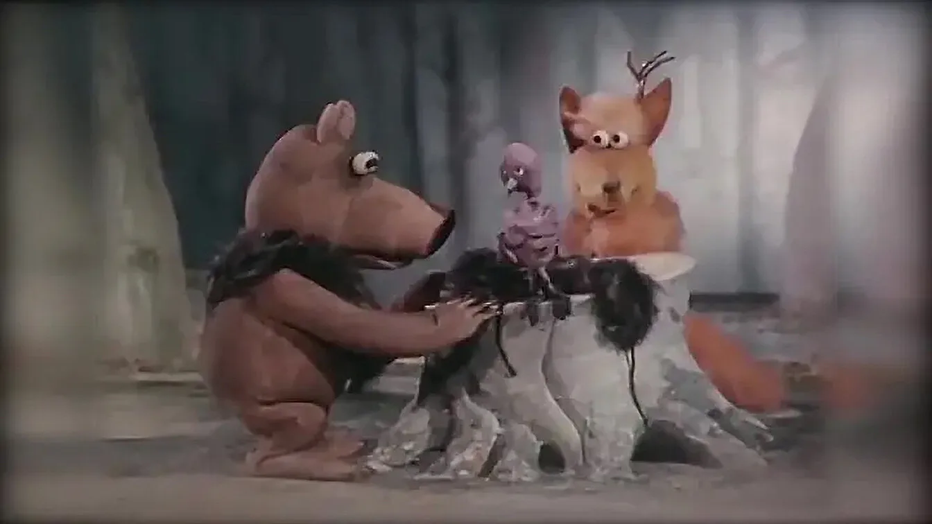 Малиновка и медведь 1983